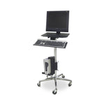 Omnimed Inc ERGO Computer Transport Stand with Cord Wrap 350713 - 1.0 Each