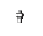 Ohio Medical Push-To-Set Adult Intermittent Suction Regulators DISS Male Adapter for PTS-Suction Unit - 8703-1251-907 - 1 Each