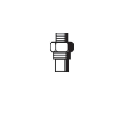 Ohio Medical Push-To-Set Adult Intermittent Suction Regulators DISS Male Adapter for PTS-Suction Unit - 8703-1251-907 - 1 Each