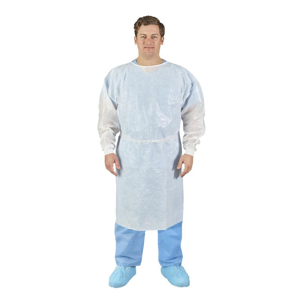 Halyard Health, Inc Halyard Poly-Coated Fluid Resistant Gowns 47002 100.0 Each-MDL-OML47002