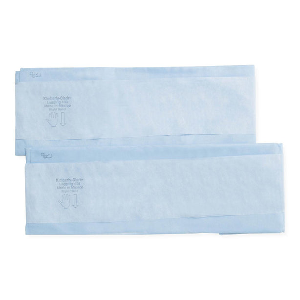 Halyard Drapes Pair of Leggings, Clear, Standard Weight, 31" x 48", 6" Cuff, Handi-Bin Packaging - 79027 - 600 Each