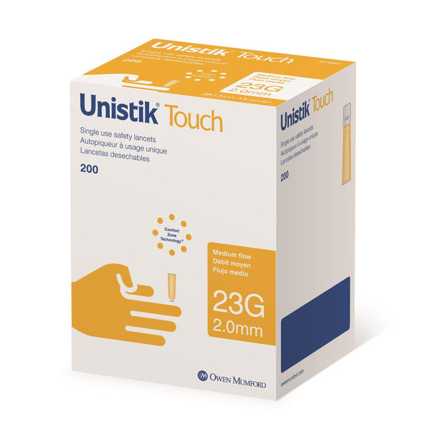 OWEN MUMFORD INC Unistik Safety Lancets AT 1404 200 Each - MDL-OMMAT1404Z