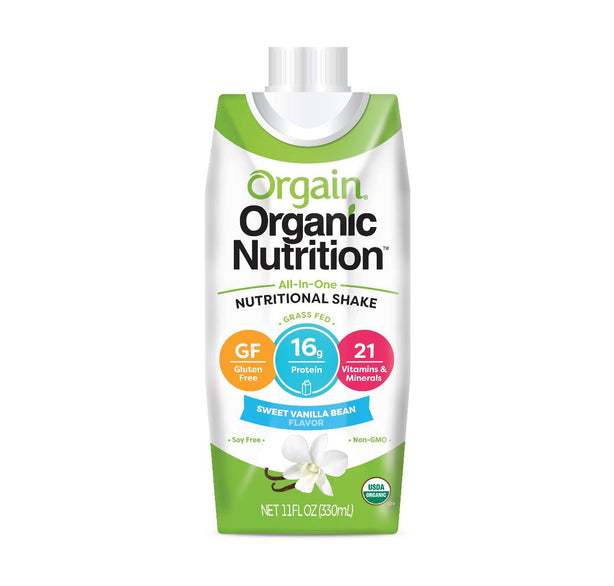 Orgain, Inc. Organic Nutritional Shakes 851770003292 - 12.0 Each