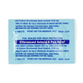 Perrigo Effervescent Antacid and Pain Relief Tablets TW00148 1.0 box-MDL-OTC001488
