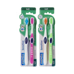 Adult Toothbrush with Soft Bristles by Ascend, 2 per pk, Excellence Daily - ATB-510A