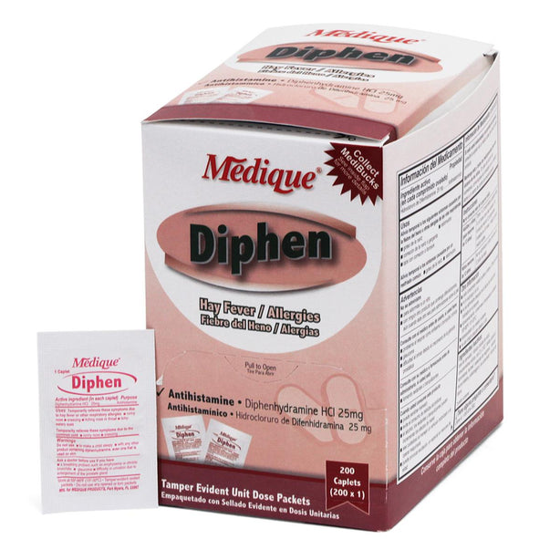 Medique Products Diphenhydramine HCI Oral Antihistamine - OTC018447