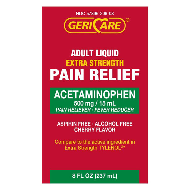 Liquid Acetaminophen - 57896-0206-08 - 1 Bottle - MDL-OTC020208