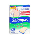 Hisamitsu Pharmaceutical,inc Pain Relief Salonpas Pain-Relieving Patch, 8-Hour, 5.67" x 3.62", 6 Patches / Box - 46581-0210-06 - 6 Each