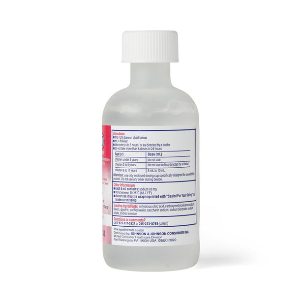 Johnson & Johnson Children's Benadryl Dye-Free Allergy Liquid 50580-0535-01 -