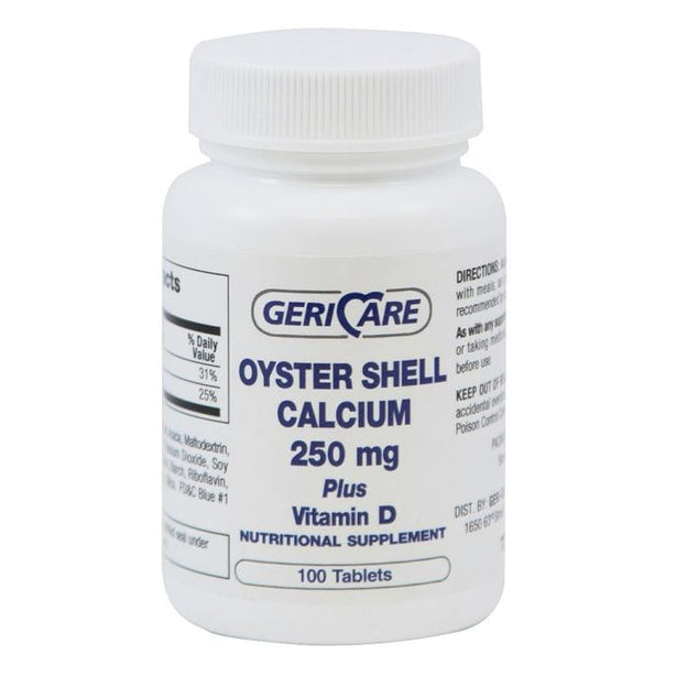 Oyster Shell Calcium with Vitamin D Tablets - 57896-0731-01 - 1 Bottle - MDL-OTC073101