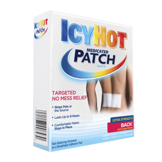 Chattem Inc Icy Hot 5% Menthol Topical Pain Reliever Patches 00843-0 - 1.0 box - MDL-OTC084303