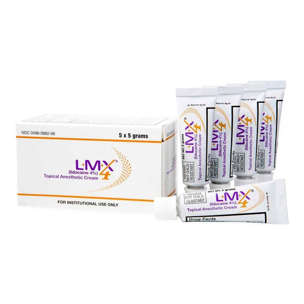 LMX4 4% Lidocaine Topical Anesthetic Cream, 5 g Tube - 00496-0882-06 - 5 Each