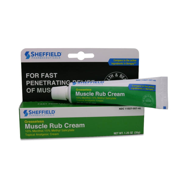 Dr Sheffield's Muscle Rub Cream, 1.25 oz. Tube, Pharmaceuticals - OTC100115CS