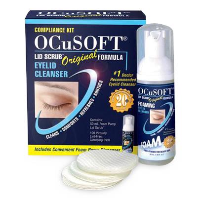 Ocusoft Lid Scrub Original Compliance Kt, Eyelid Cleansers - 015718103400 - 1 Each