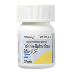 Rising Pharmaceuticals Cetirizine, 5 mg Tablet, 100 per Bottle - OTC128496