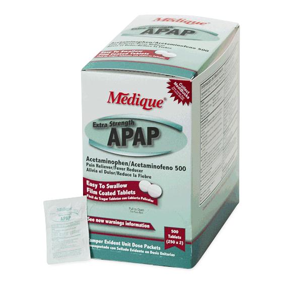 Acetaminophen Extra Strength Tablets - 17513 - 250 Pack - MDL-OTC17513