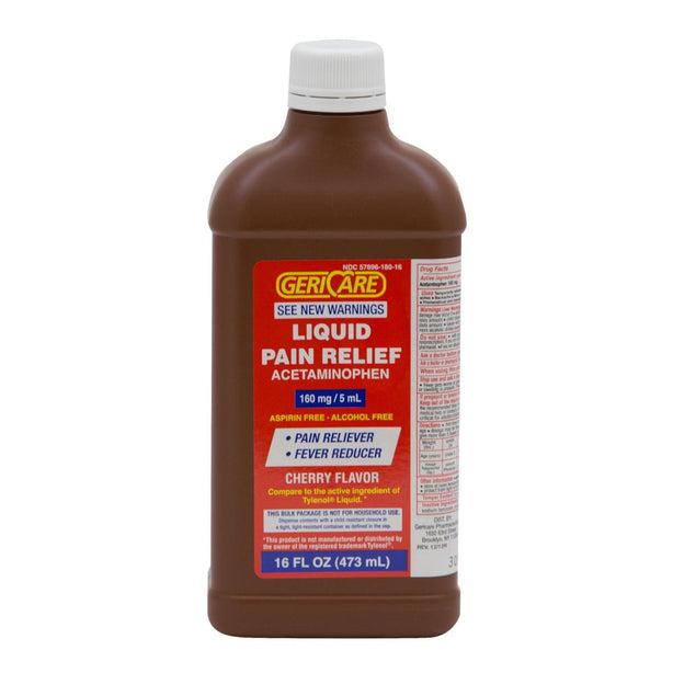 Liquid Acetaminophen - 57896-0160-16 - 1 Bottle - MDL-OTC18016