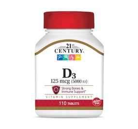 21ST Century Healthcare, Inc. Vitamin D-3 Tablets - OTC272886