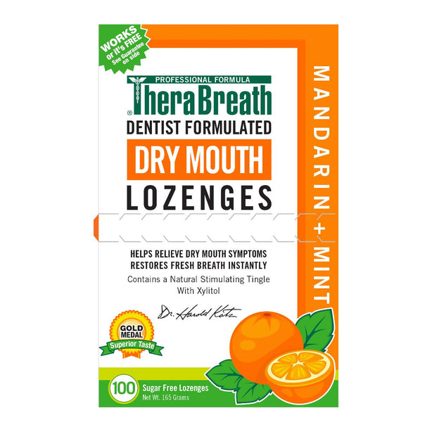 TheraBreath Dry Mouth Lozenges by DR Harold Katz - 6-97029-47100-5 - 1 box - MDL-OTC471005