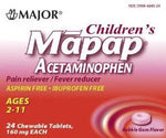 Major Pharmaceutical Acetaminophen Children's Chewable Tablets - OTC664524CS