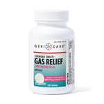 Geri-Care Pharmaceuticals Chew Tabs GeriCare Gas Relief Tablets, Chewable, Simethicone, 80 mg, 100 per Bottle - OTC791013