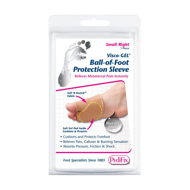 Pedifix Inc Visco-GEL Ball-of-Foot Protection Sleeve P1225-SR - 1.0 Each