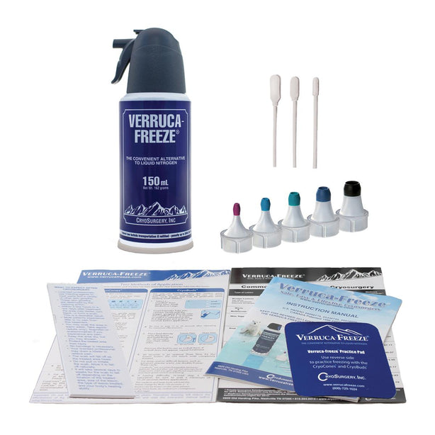 Cryosurgery and Verruca-Freeze Cryotherapy Kit with 50-Freeze Canister, 5 CryoCones, 30 CryoBuds - VFK50 - 1 Each