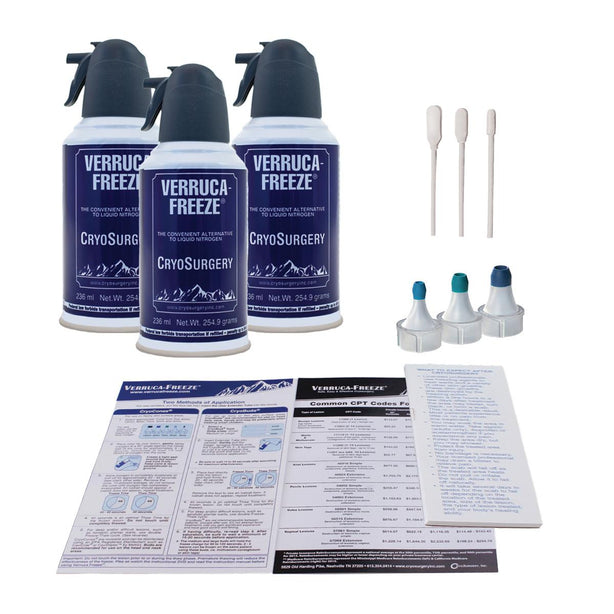 Cryosurgery Verruca-Freeze Cryotherapy and Cryosurgery Kits VFL300R -