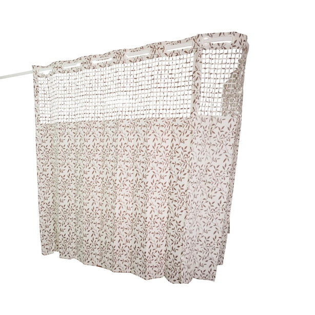On The Right Track Quick Ship Disposable Cubicle Curtain with G-Rings, Ivy, 69" x 110" - OPH10PV3110GT - 12 Each