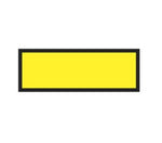 Aspen Surgical I. D. Sheet Instrument Identification Tape, 0.25"H, Yellow - OXB152005