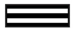 Aspen Surgical ColorTrack Multicolor ID Sheet Instrument I.D. Tape, 1/4", Black Stripe - 154009EEA - 1 Each