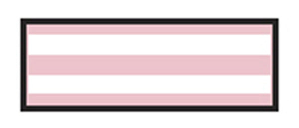 Aspen Surgical ColorTrack Instrument ID Tape, 1/4" Sheet, Pink Stripe - 154015EEA - 1 Each