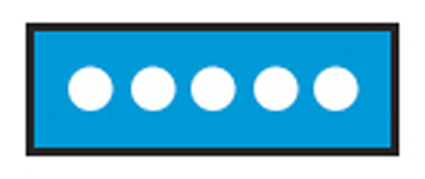 I.D. Sheet Tapes (White Dots) - 158041EEA - 1 Each - MDL-OXB158041