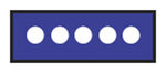 I.D. Sheet Tapes (White Dots) - 158043EEA - 1 Each - MDL-OXB158043