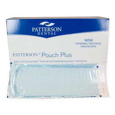 Patterson Dental Pouch Plus Self-Seal Sterilization Pouches, 7.5" x 13" - 084-2633 - 200 Each