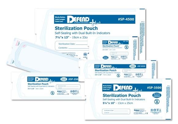 Patterson Dental Supply Inc Patterson Defend Plus Pouches SP-0250 - 200.0 Each - MDL-PADSP0250