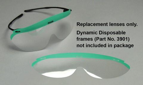 Dynamic Disposables Replacement Lens Clear - 3902 - 100 Each - MDL-PAH3902