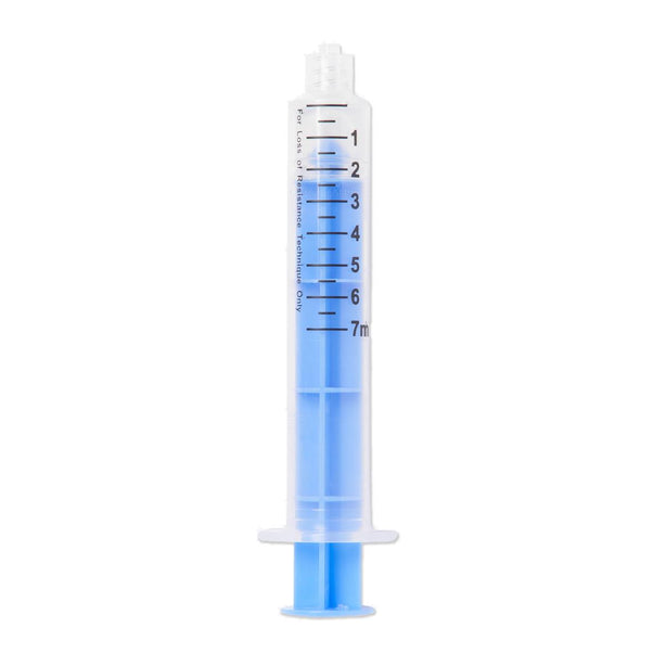 Loss-of-Resistance Syringe with Luer-Lock, Plastic, 7 cc, LOR - PAINLOR7LL - 25 Each