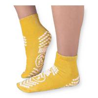 Principle Business Enterprises Pillow Paws Risk Alert Terry Slipper Socks 3802-001 - 48.0 Pair - MDL-PBE3802001