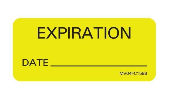 Pdc Healthcare MedVision Paper Expiration Labels MV02FR6324 - - MDL-PDC02FR6324