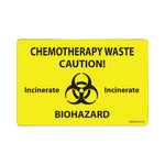 PDC Healthcare Chemotherapy Waste Labels - MV09SY3370 - 375 Each - MDL-PDC09SY3370