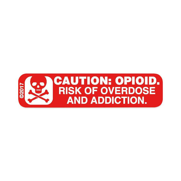 Pdc Healthcare Opioid Risk of Overdose Warning Label 1-1197 - 2.0 Roll