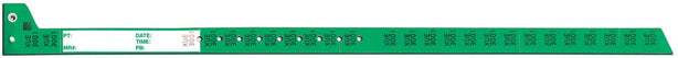 Pdc Healthcare Securline Barcode Blood Wristbands 2433-16-PDB - 150.0 Each
