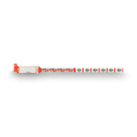 PDC Securline VeriDigit Bar Code Blood Poly Synthetic Wristband, Red, 1-1/4" x 11" - 2437-16-PDB - 150 Each