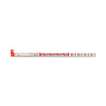 PDC Securline VeriDigit Bar Code Blood Poly Synthetic Wristband, Red, Narrow, 3/5" x 11" - 2438-16-PDB - 150 Each