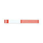 Securline Short Stay Bar Code LabelBand Wristband, Red, Pdc Identification - 3080-16-PDR - 1000 Each