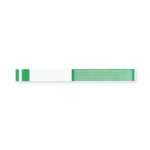 Securline Short Stay Bar Code LabelBand Wristband, Green, Pdc Identification - 3080-22-PDR - 1000 Each