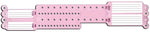 PDC HEALTHCARE Veri-Color Insert Soft Vinyl Wristbands 324-10-PDL 100 Set - MDL-PDC32410