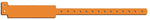PDC Ident-Alert Color Coded Snaps Speedi ID Adult and Pediatric Wristband, Orange - 420-17-PDM - 500 Each