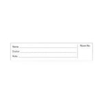 First Spine ID Insert Card, 5" x 17/16", White - 4266-01 - 100 Each